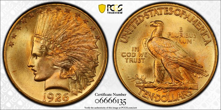 Cert 06666135 - Coin Image