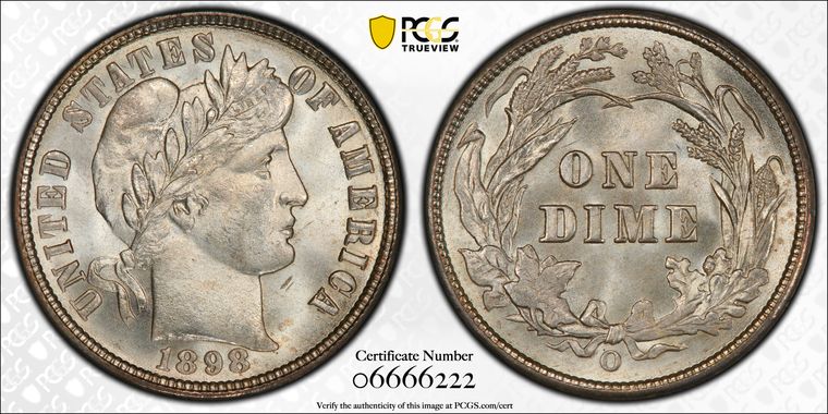 Cert 06666222 - Coin Image