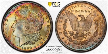 1899-O $1 MS68