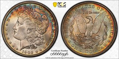 1902 $1 MS66