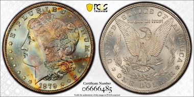1879-S $1 MS67