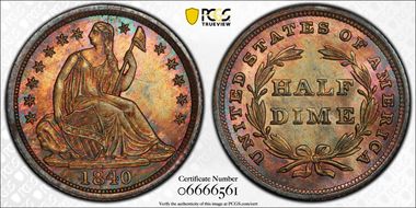 1840 H10C No Drapery MS68