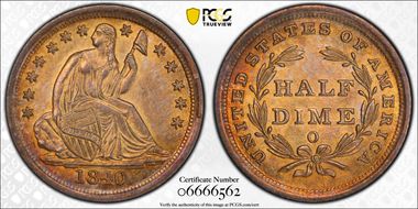 1840-O H10C No Drapery MS64+