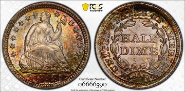 1853 H10C Arrows MS67