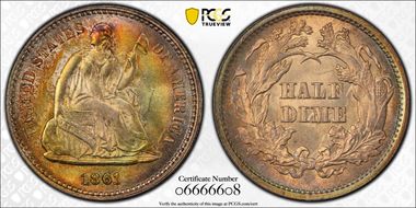 1861 '1/0' H10C MS67