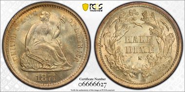 1871-S H10C MS66
