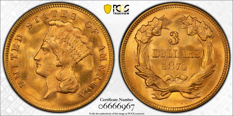 Cert 06666967 - Coin Image