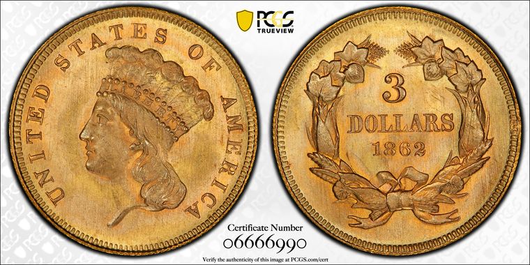 Cert 06666990 - Coin Image