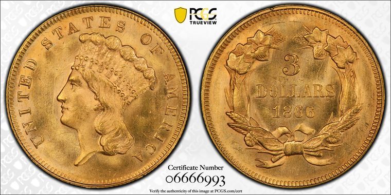 Cert 06666993 - Coin Image