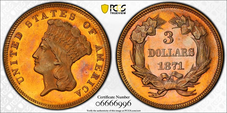 Cert 06666996 - Coin Image