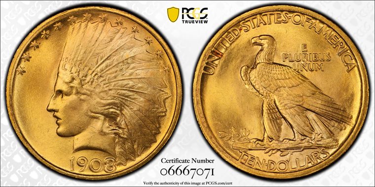 Cert 06667071 - Coin Image