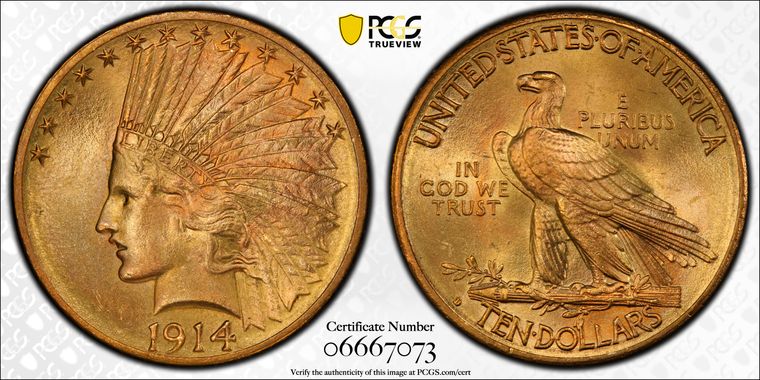 Cert 06667073 - Coin Image