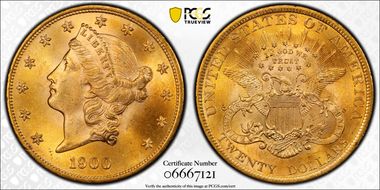 1900 $20 MS64