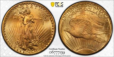 1927 $20 MS66+