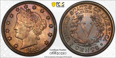 1912-D 5C MS64