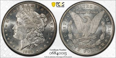 1889-CC $1 MS62+