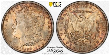 1890 $1 MS65