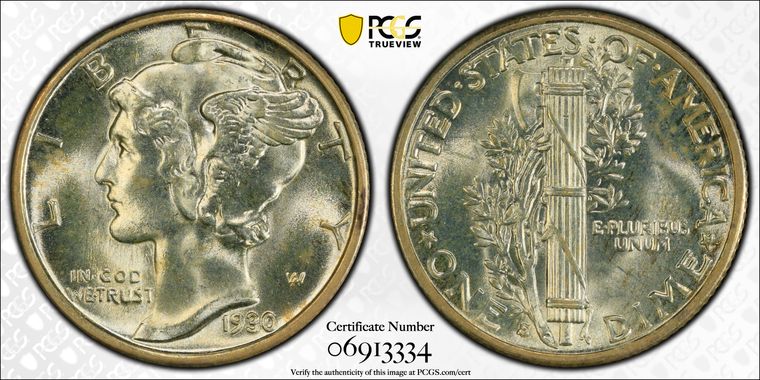 Cert 06913334 - Coin Image