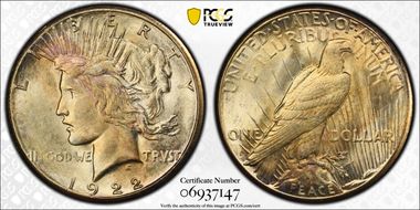 1922-S $1 MS64
