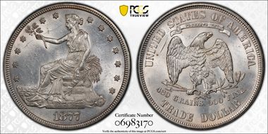 1877 T$1 MS62