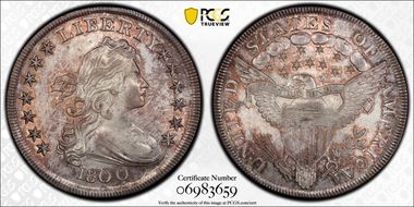 1800 $1 AMERICAI MS64