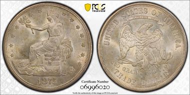 1875-S T$1 MS63