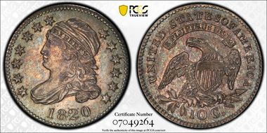 1820 10C STATESOF MS63