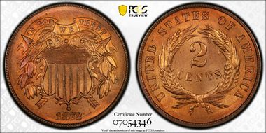 1872 2C MS67RD