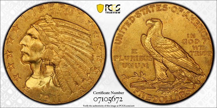 Cert 07105672 - Coin Image