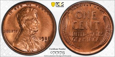 1923-S 1C MS65RD