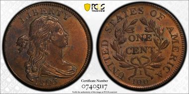 1803 1C S-260, Sm Date, Lg Frac MS63BN