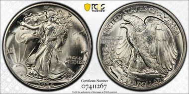 1936 50C DDO, FS-102 MS66