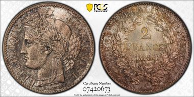 1881-A 2 Fr Gad-530a MS64