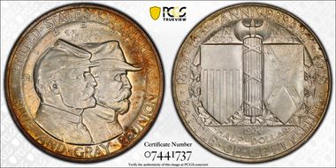 1936 50C Gettysburg MS67+