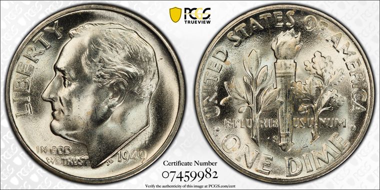 Cert 07459982 - Coin Image