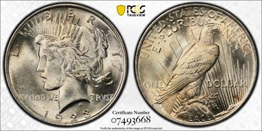 1923 $1 MS63