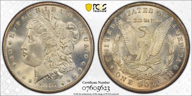 1881-CC $1 MS67+