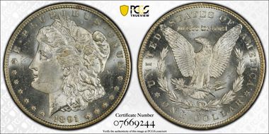 1891-CC $1 MS65