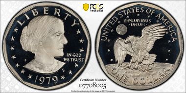 1979-S SBA$1 Type 2 FS-501 PR70DCAM