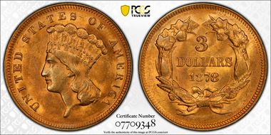 1878 $3 MS64