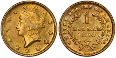 1850-D G$1 MS63