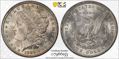 1885-O $1 MS65