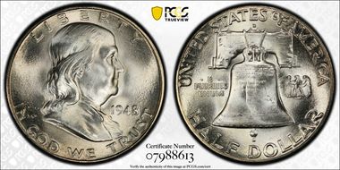 1948-D 50C DDR, FS-801 MS66FBL