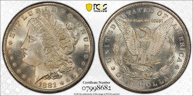 1881-CC $1 MS66