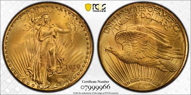 1929 $20 MS66