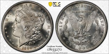 1890-S $1 MS66+