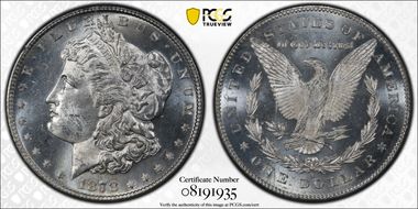 1878-S $1 MS63PL
