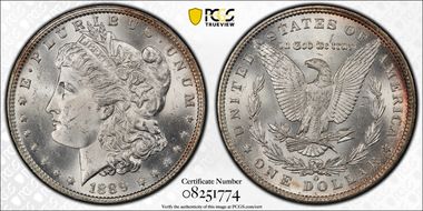1889-O $1 MS64+ 