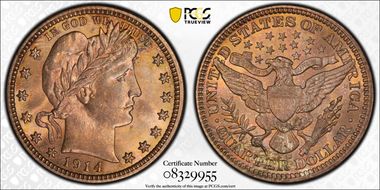 1914-D 25C MS64