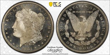 1881-S $1 MS66+ DMPL